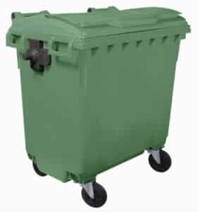 Bac roulant 4 roues plastique
