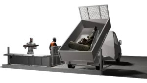 TECH TWO : garde-corps hybride battant et bavettes rabattables